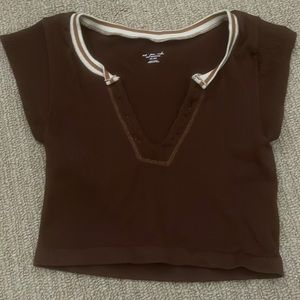 Out from under go for gold seamless top